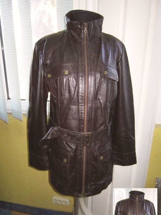 Стильная женская кожаная куртка Bonita. EUR-46. Лот 64, фото №4