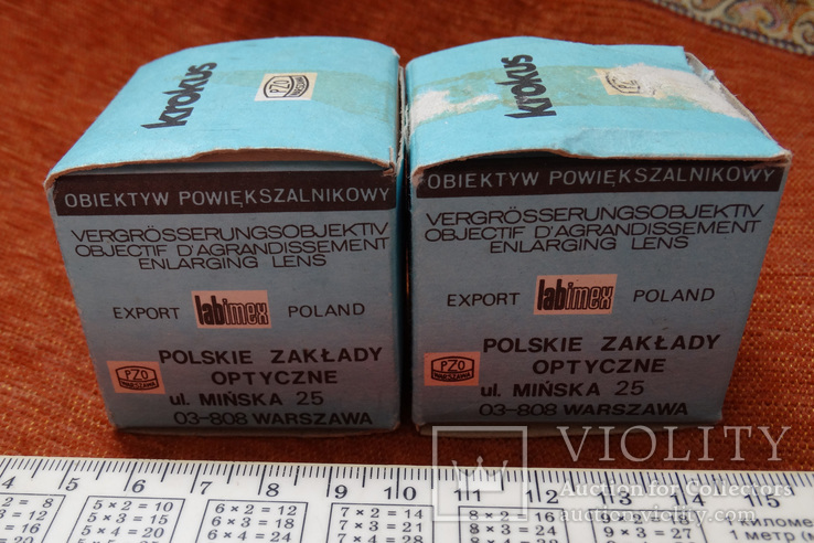 Польские объективы МИКАР (2шт) новые, фото №3