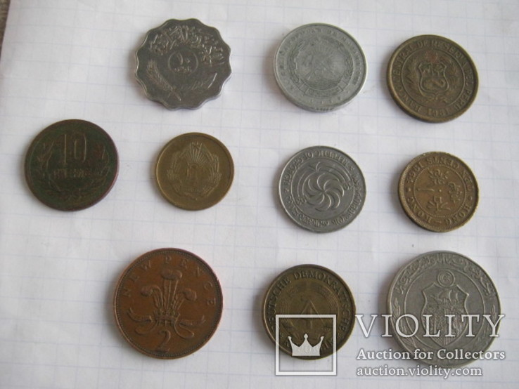 Монеты разные 10шт., фото №8