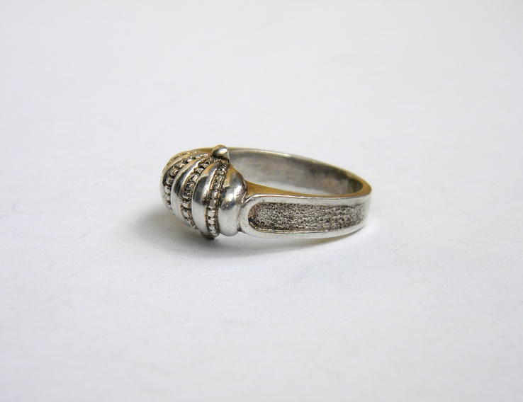 Серебряное кольцо, Серебро 925 пробы, 6,68 грамма, 17 размер, фото №4