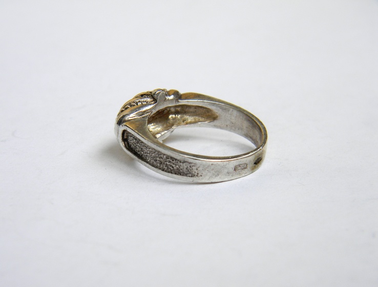 Серебряное кольцо, Серебро 925 пробы, 6,68 грамма, 17 размер, фото №5