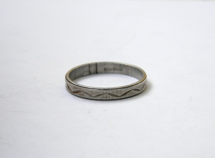 Серебряное кольцо, Серебро 925 пробы, 2,05 грамма, 20 размер, фото №2
