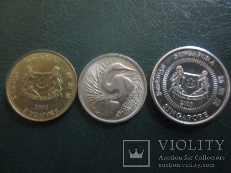 Подборка монет Сингапура, фото №3