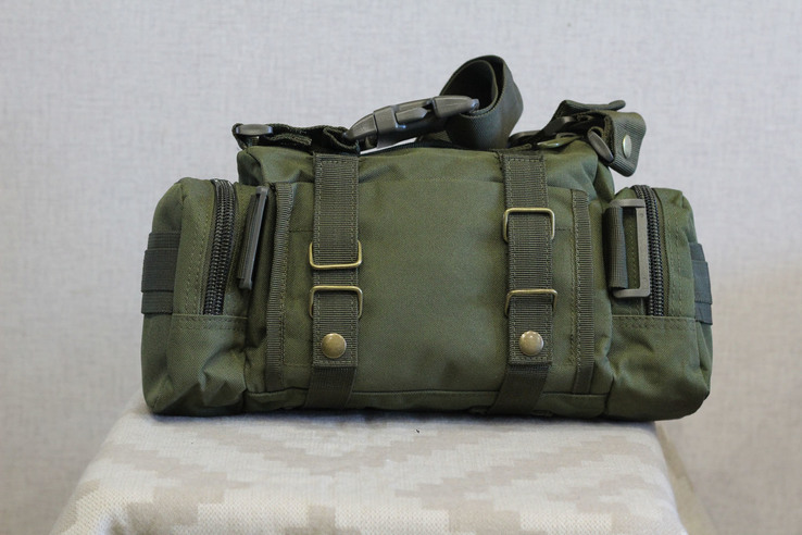 Тактическая универсальная (поясная, наплечная) сумка Silver Knight олива, фото №5