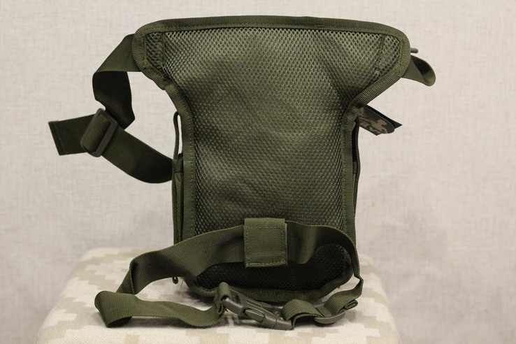 Тактическая универсальная (набедренная) сумка Swat олива (с307), фото №5