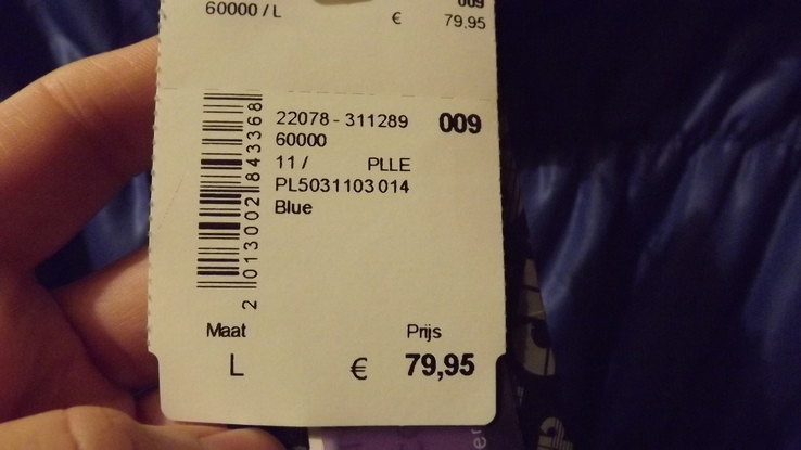 Куртка 40/l/12, деми синяя короткая pellepelle, фото №5