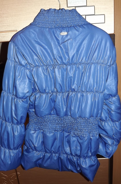 Куртка 40/l/12, деми синяя короткая pellepelle, photo number 7