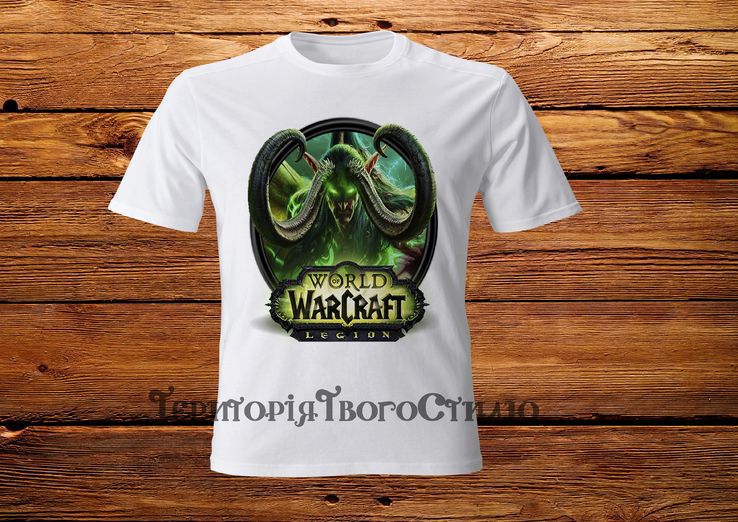 Футболка World of Warcraft Legion. L. Белая.