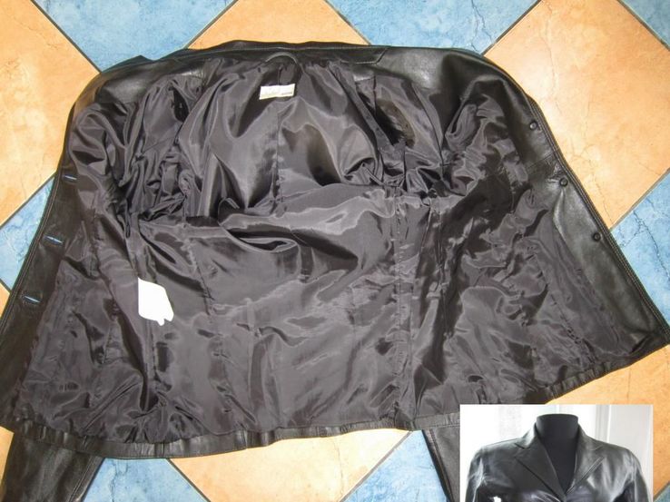Модная  женская кожаная куртка-пиджак Milestone.  Лот 74, фото №6