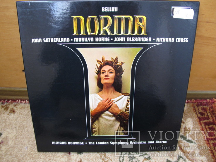 3 Lp box Bellini Norma J. Sutherland M. Horne /  NM, фото №2