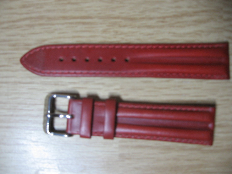 Ремешок для часов Красный (20 мм), фото №4