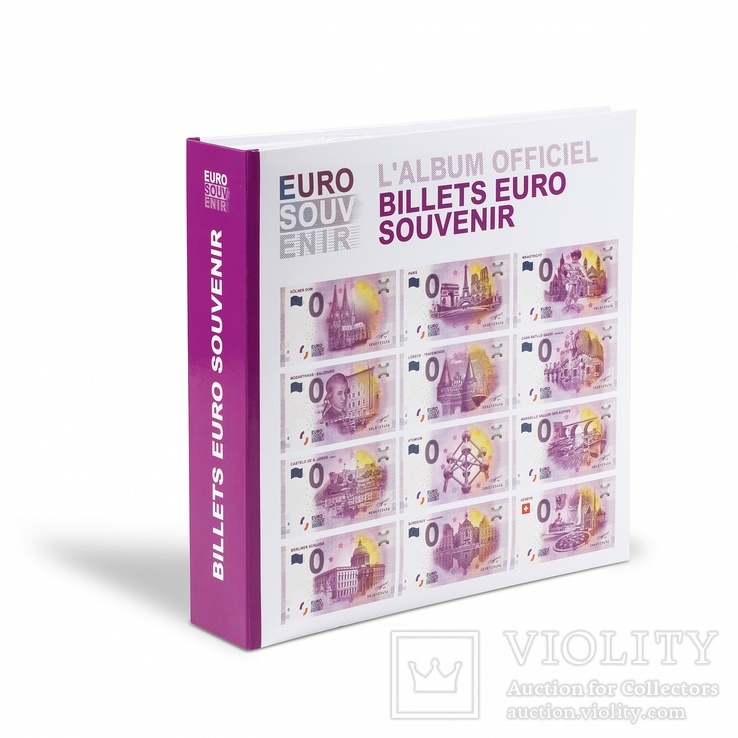 Альбом для 200 банкнот «Евро Сувенир» + бонус, фото №2
