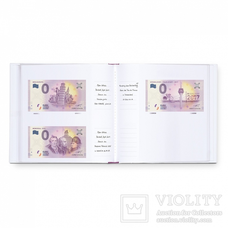Альбом для 200 банкнот «Евро Сувенир» + бонус, фото №3
