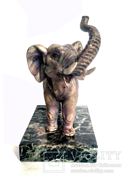 Венская бронза : Африканский слон. Австрия, начало ХХ века, фото №4
