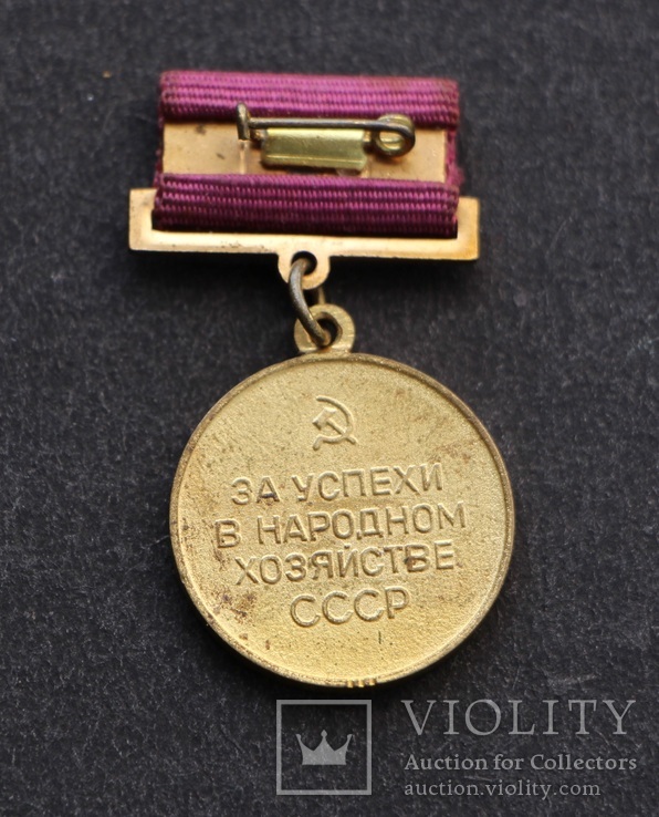 Малая Бронзовая медаль ВДНХ СССР, фото №3