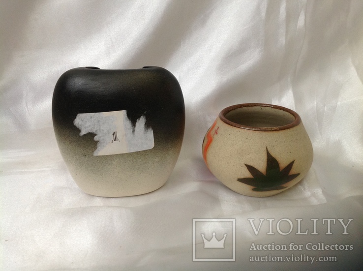 Две керамические вазочки навахо, фото №4