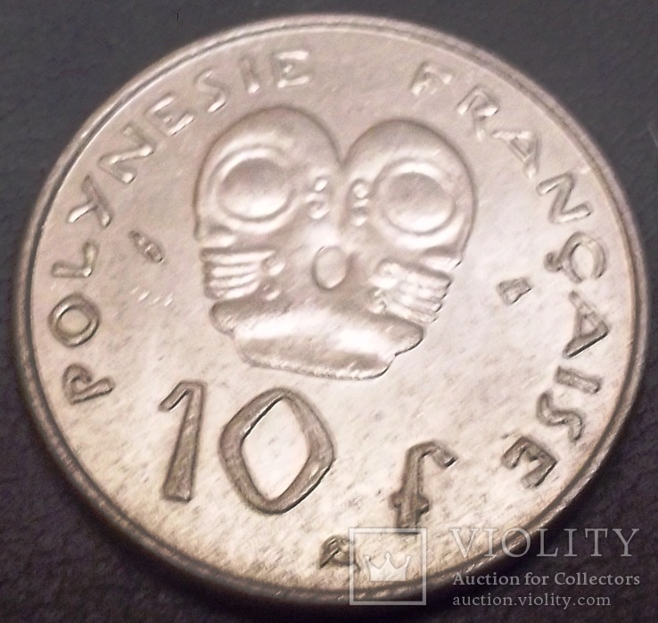 10 франків  2000 року. Французька Палінезія, фото №2