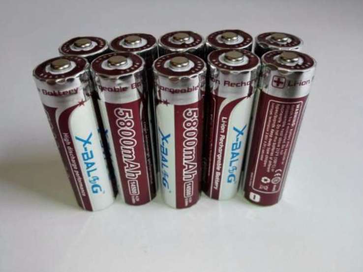 Аккумулятор Li-Ion X-BALOG 14500 5800 mAh 4.2V в лоте 2шт №1, photo number 3