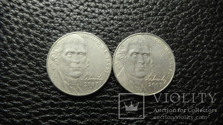 5 центів США 2007 (два різновиди)