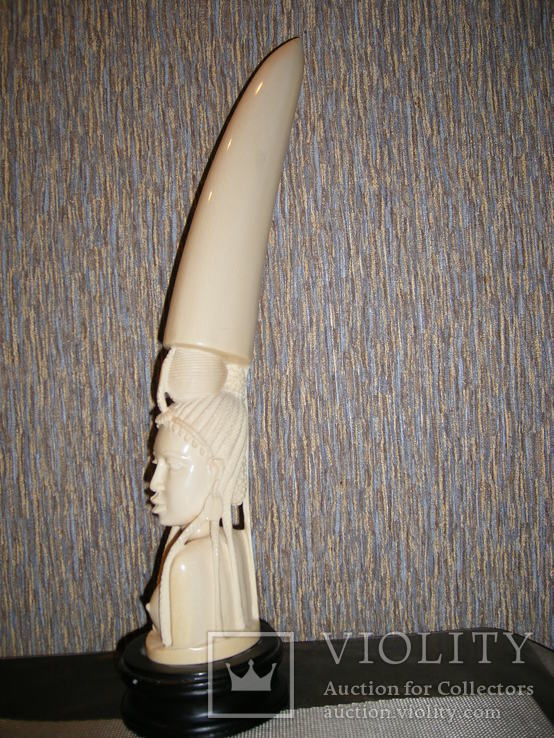 Статуэтка из слоновой кости. Африка. Нигерия., фото №2