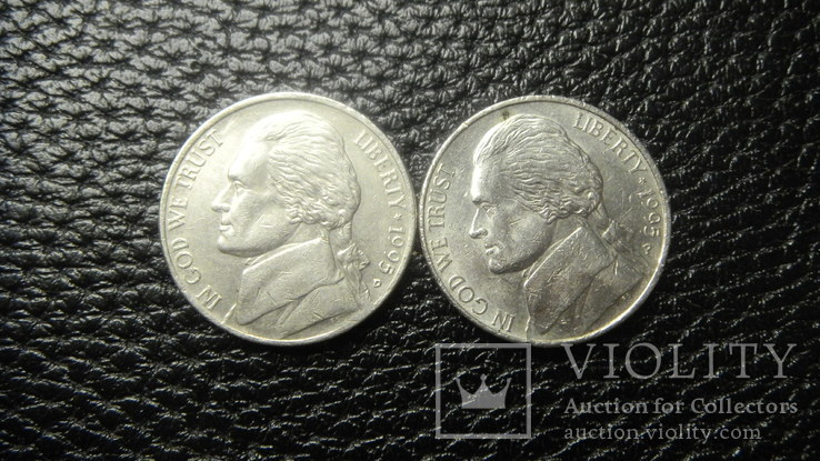 5 центів США 1995 (два різновиди), фото №2