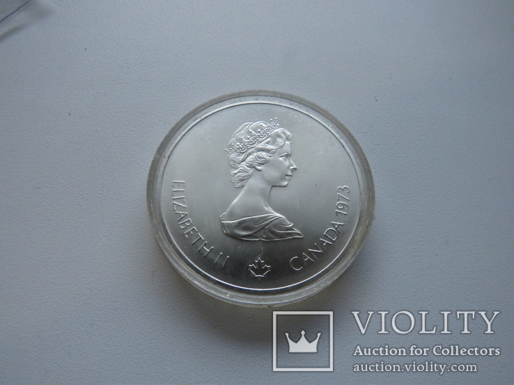 Канада 10 долларов 1976 год серебро