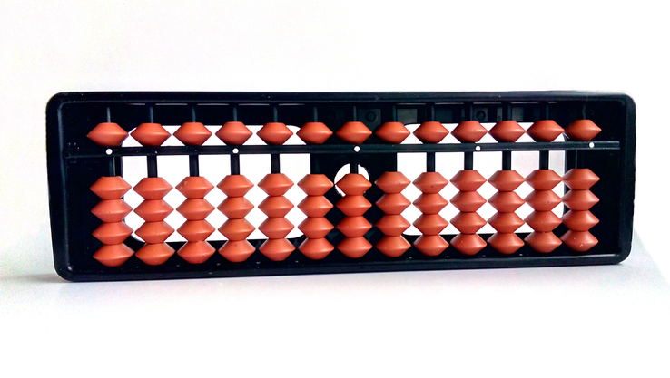 Соробан Soroban Абакус Abacus Японские счеты коричневые, фото №2