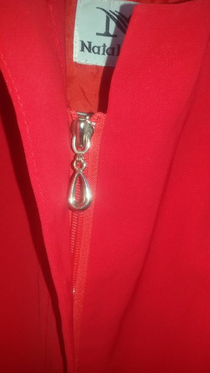 Яркий красный пиджак на Замке Natali Bolgar Натали Болгар m-l, фото №6
