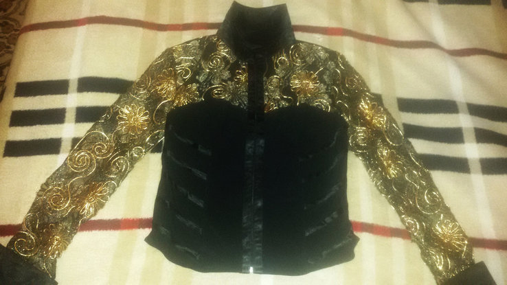 Шикарная нарядная блузка М-L, фото №6