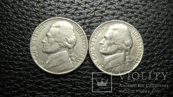 5 центів США 1983 (два різновиди)