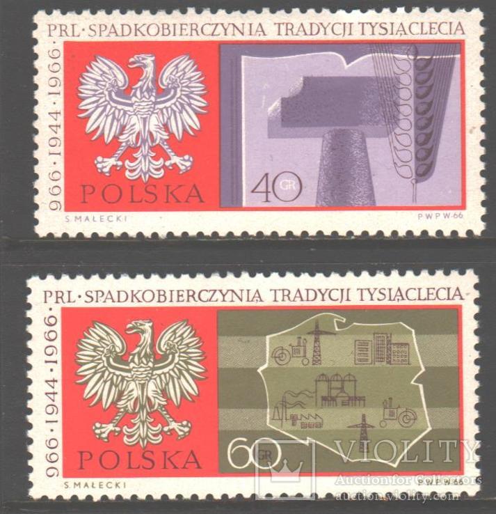 Польша. 1966. Тысячелетие Польского государства **.