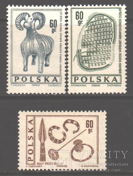 Польша. 1966. Археологические находки **.