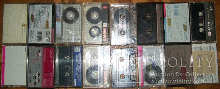 Импортные аудиокассеты с записями 16 штук., фото №4
