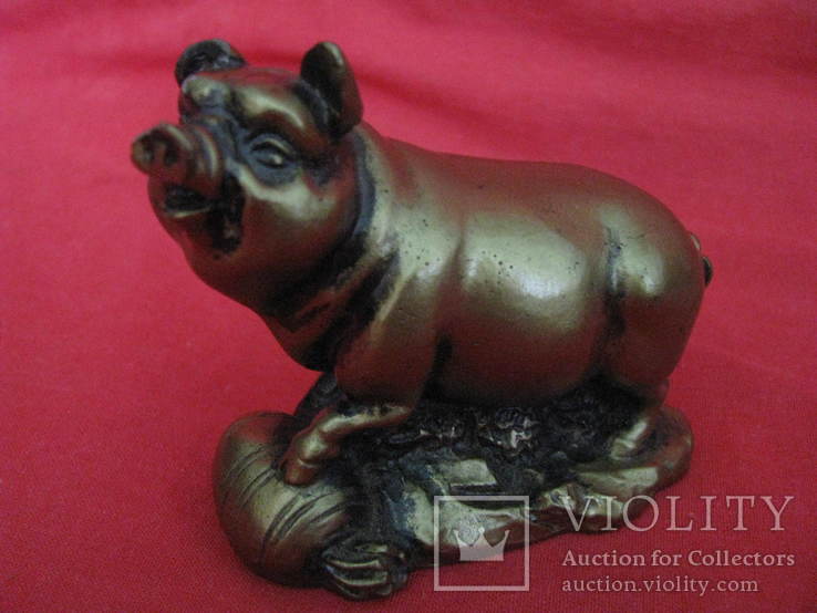 Скульптура - Самодовольная свинья., фото №2
