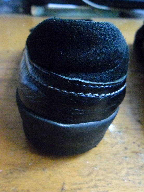 Туфли BATIC (Белоруссия) кожа, замша, лак 32 р., черные, photo number 9