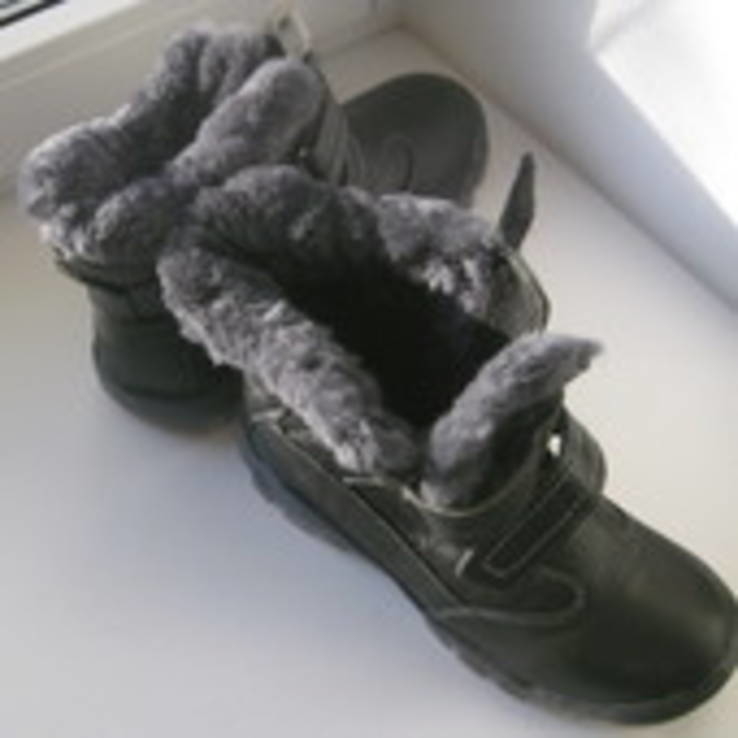 Ботинки кожаные зимние, 33 размер, фото №7