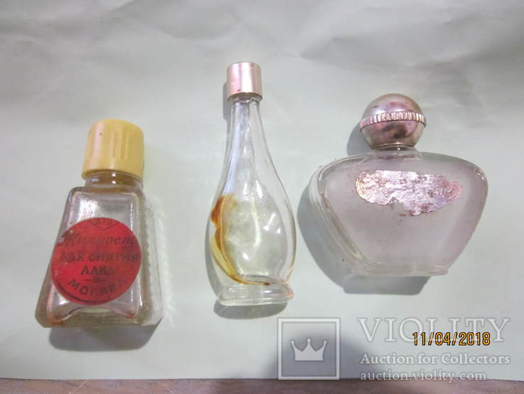 Флаконы от парфюмерии СССР