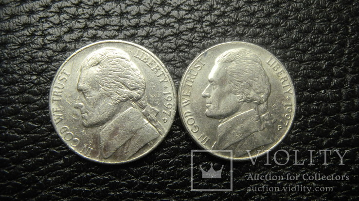 5 центів США 1997 (два різновиди), фото №2