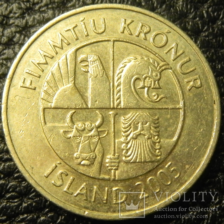 50 крон Ісландія 2005, фото №3