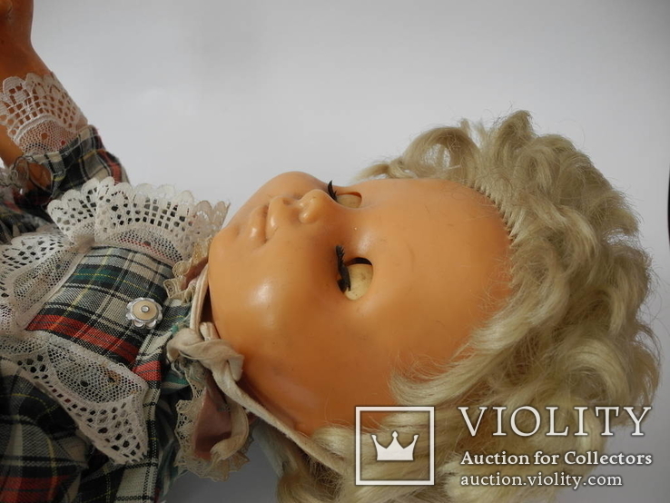 Старая кукла из СССР ( пластмас , клеймо ), фото №8