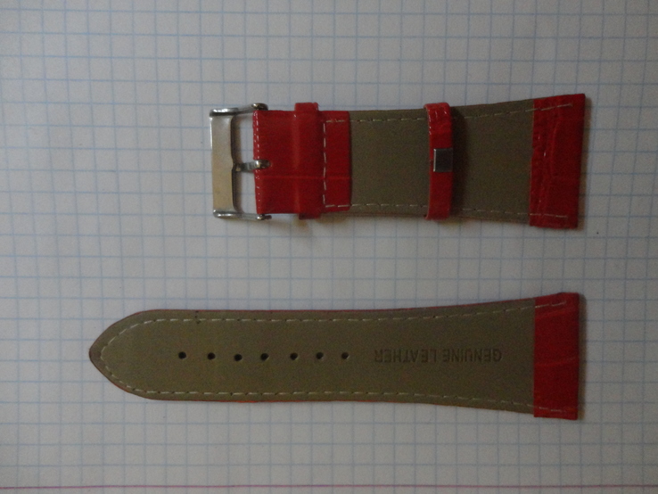 Ремешок для женских часов Красный (32 мм), фото №3