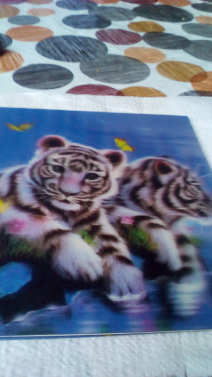 3Д откритка Тигрята, фото №4