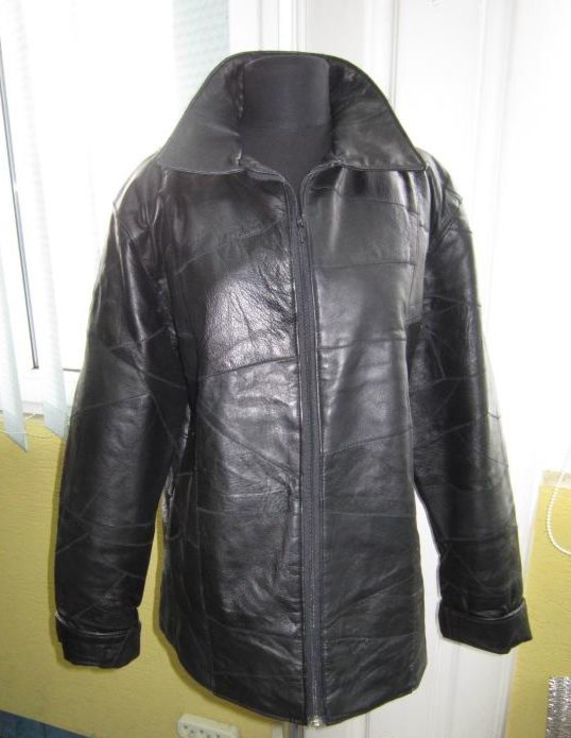 Оригинальная женская кожаная куртка ELGROS. XXL. Лот 97, фото №3