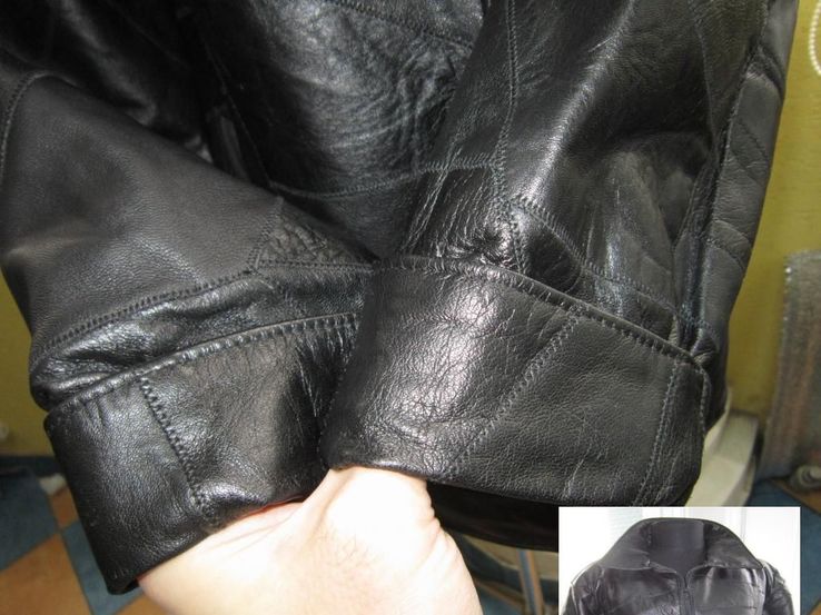 Оригинальная женская кожаная куртка ELGROS. XXL. Лот 97, фото №5
