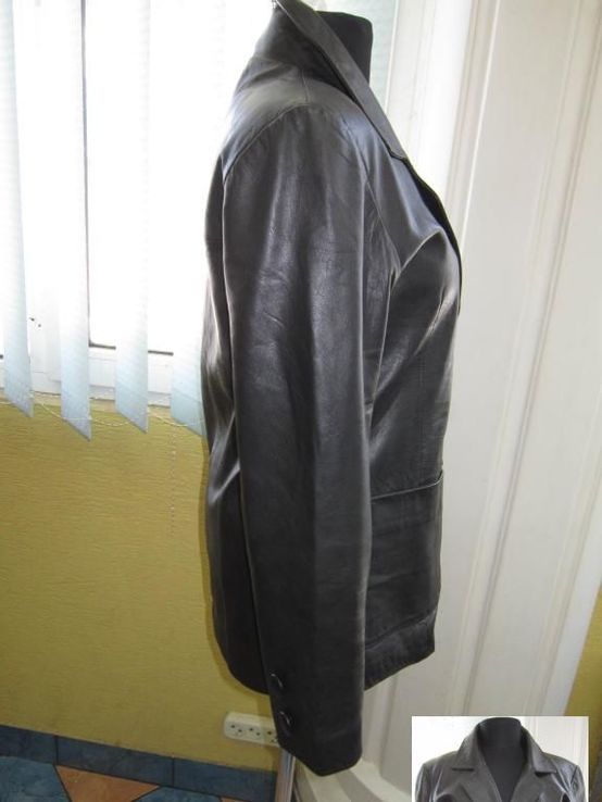 Модная  женская кожаная куртка-пиджак JOY.  Лот 112, photo number 8