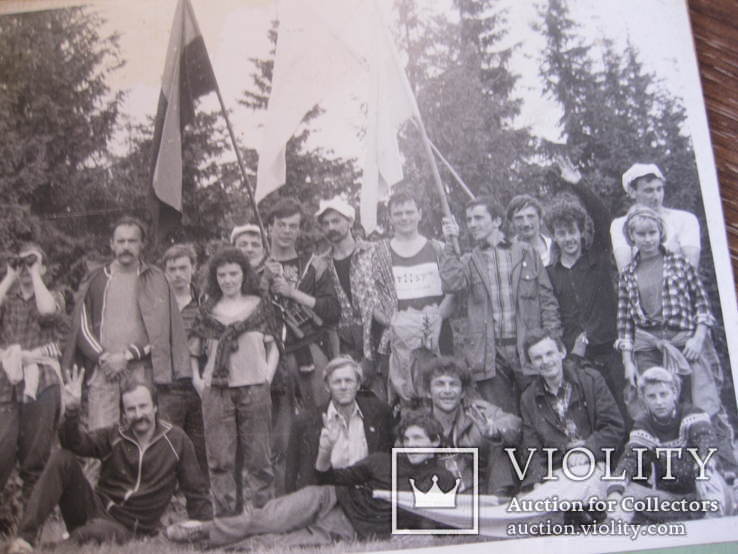 Учасники Походу Дзвін-90 перед сходженням на Говерлу, фото №4