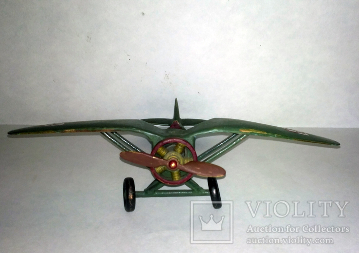 Венская бронза: модель польського истребителя PZL.P7 , 1930тые годы., фото №2