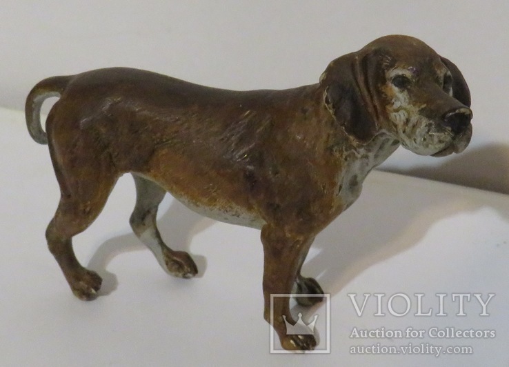 Венская бронза:  охотничья собака породы –пойнтер.