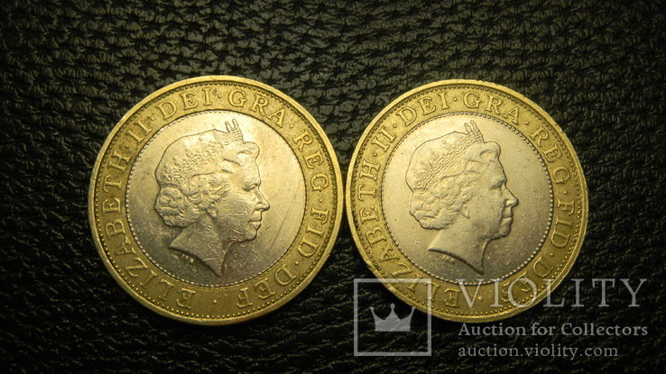 2 фунти Британія 1999 (два різновиди), фото №3