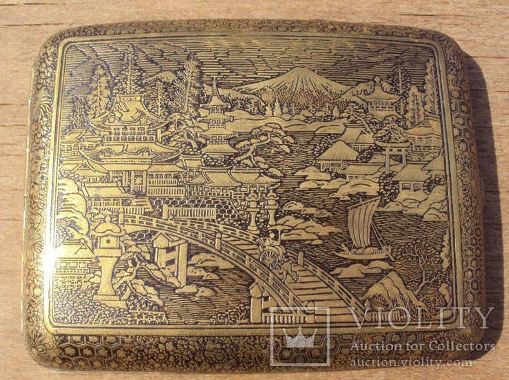 Портсигар с драконом, Япония, конец 19 века., фото №3